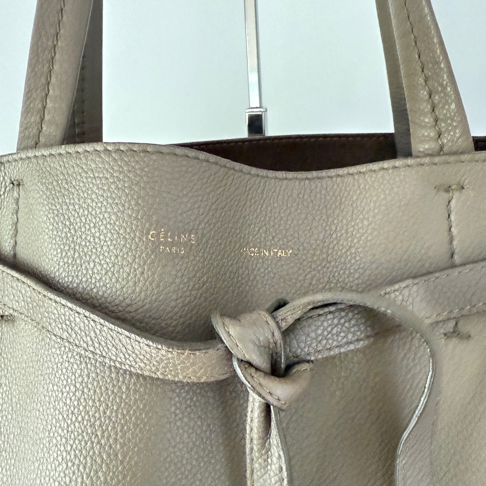 Celine grey Leather Tote - Picture 14 of 16